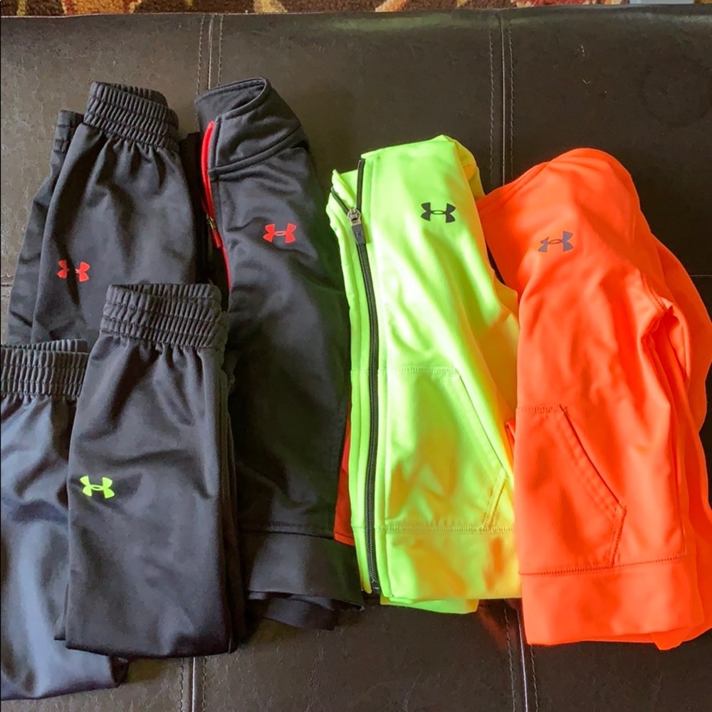 Under armour pant jacket sets